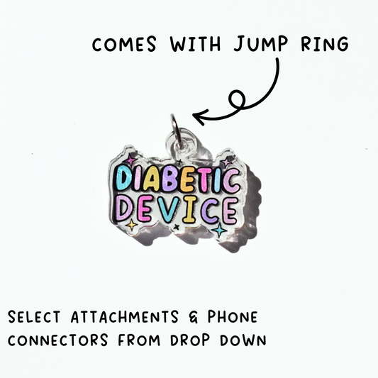 Diabetic Device Charm