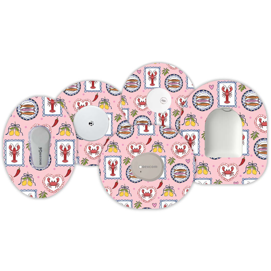Summer Diabetic Device Patch 4 Pack