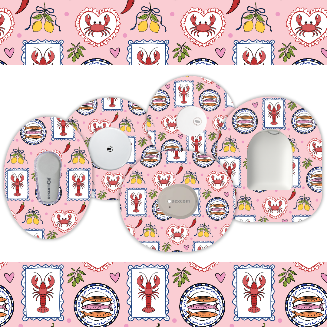 Summer Diabetic Device Patch 4 Pack
