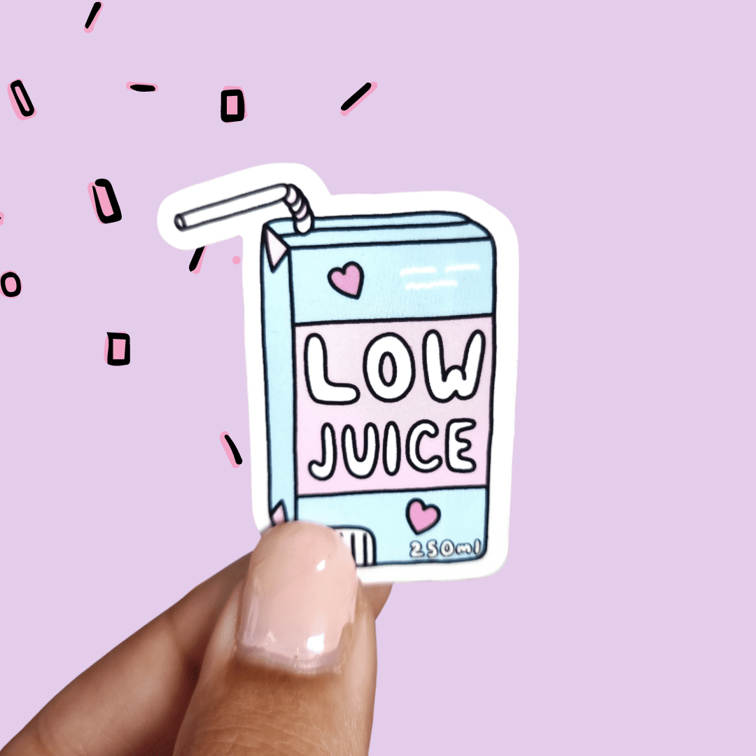 Low Juice Sticker