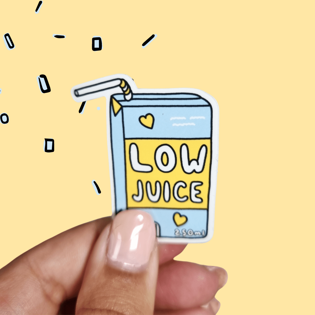 Low Juice Sticker