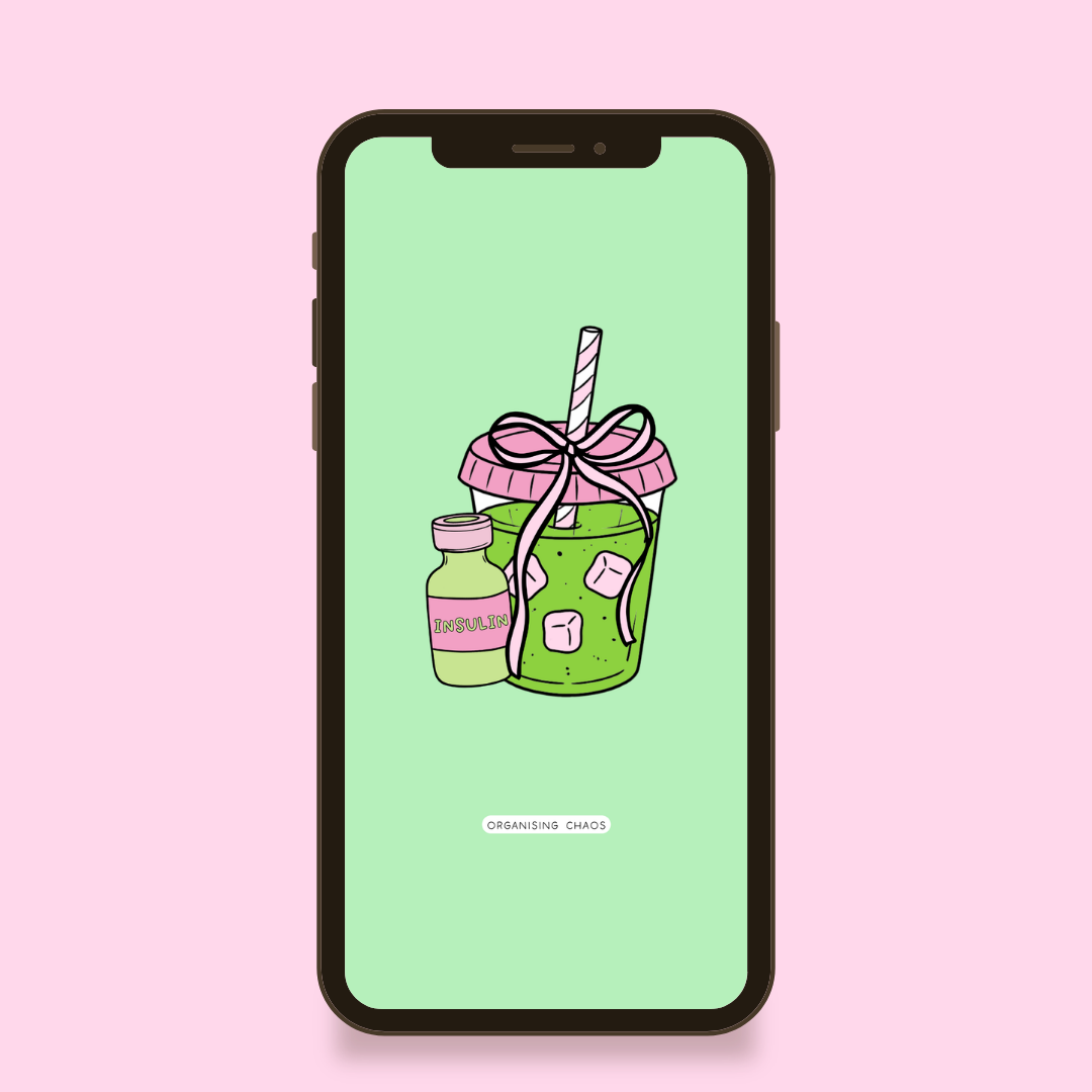 Free Matcha Insulin Phone Wallpapers