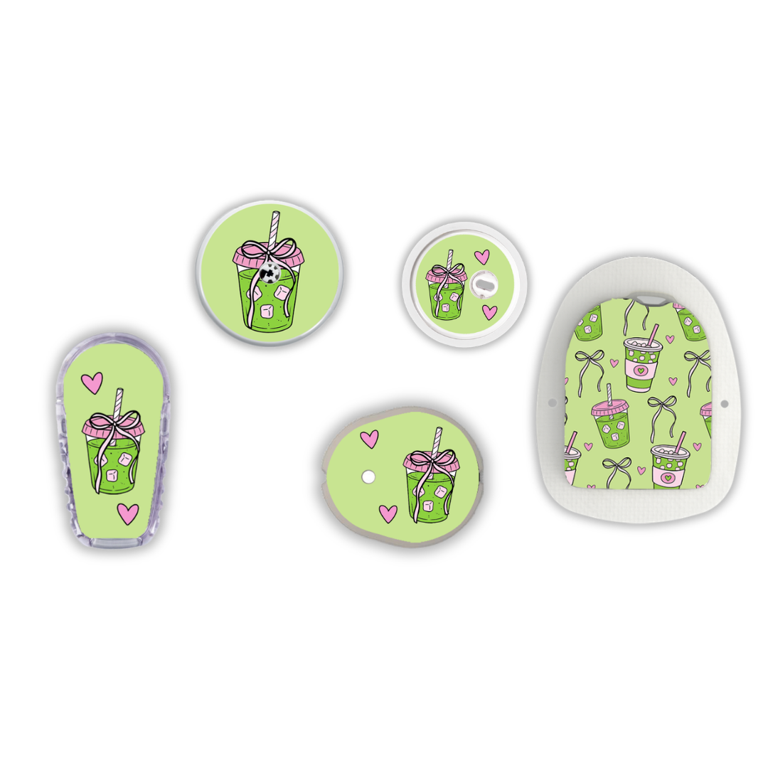 Matcha Latte Device Stickers