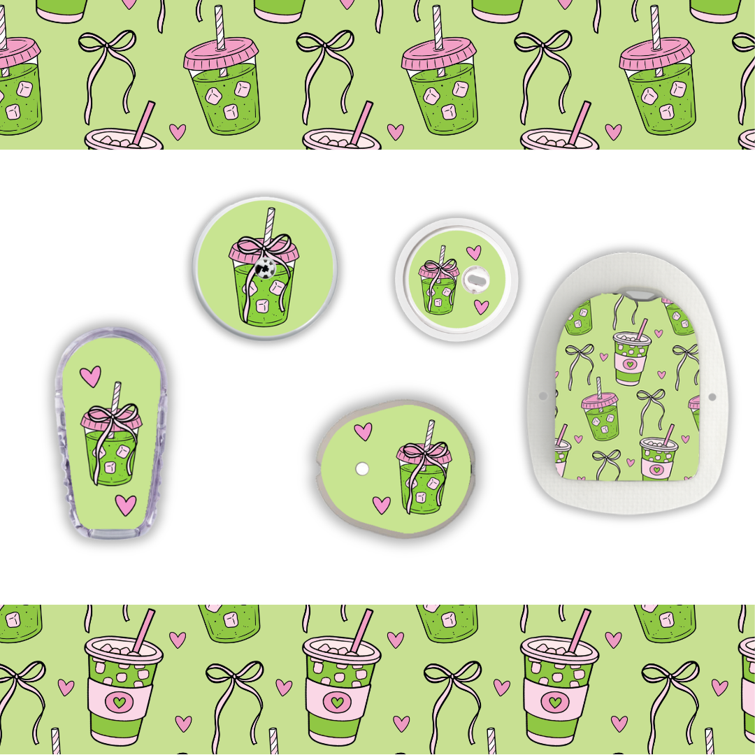 Matcha Latte Device Stickers