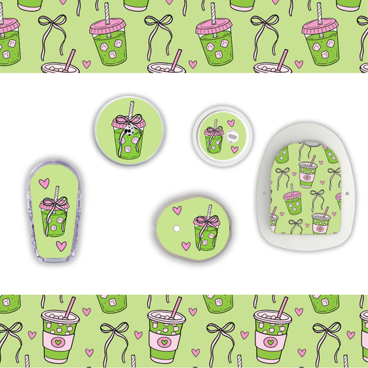 Matcha Latte Device Stickers