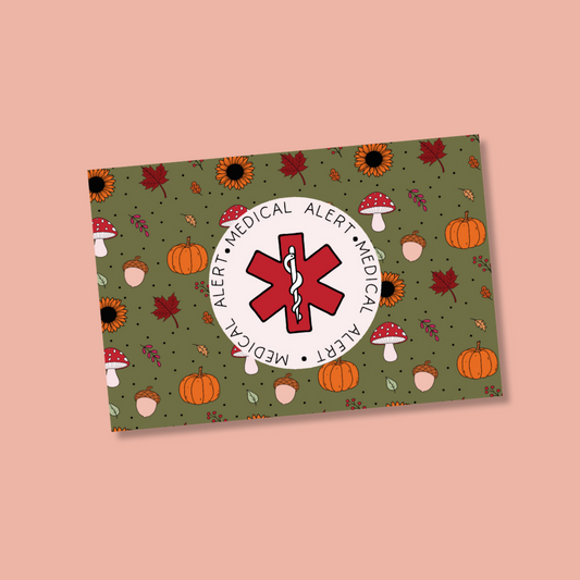 Autumn Medical Alert Card