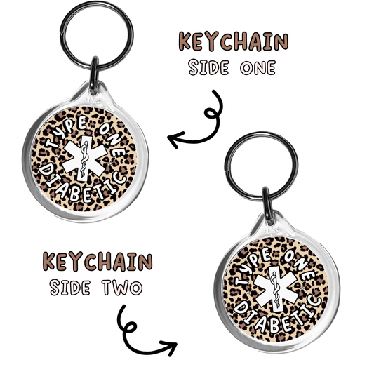 Type One Animal Print Keychain