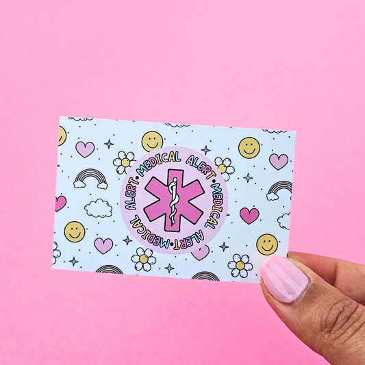 Brighten Your Diabetes Medical Alert Card
