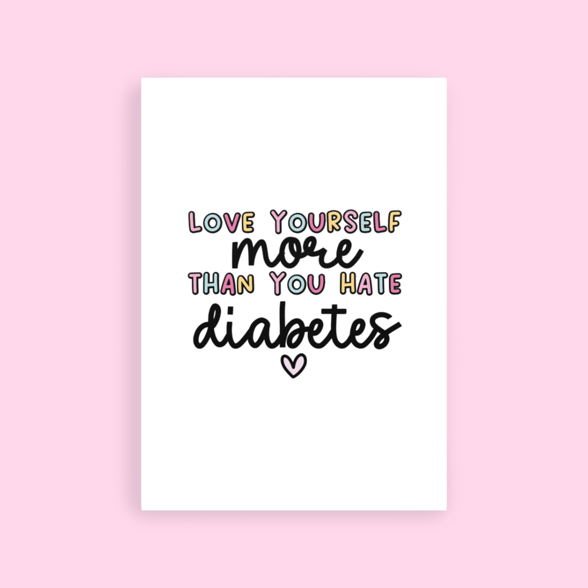 Love Yourself More Than.. Postcard