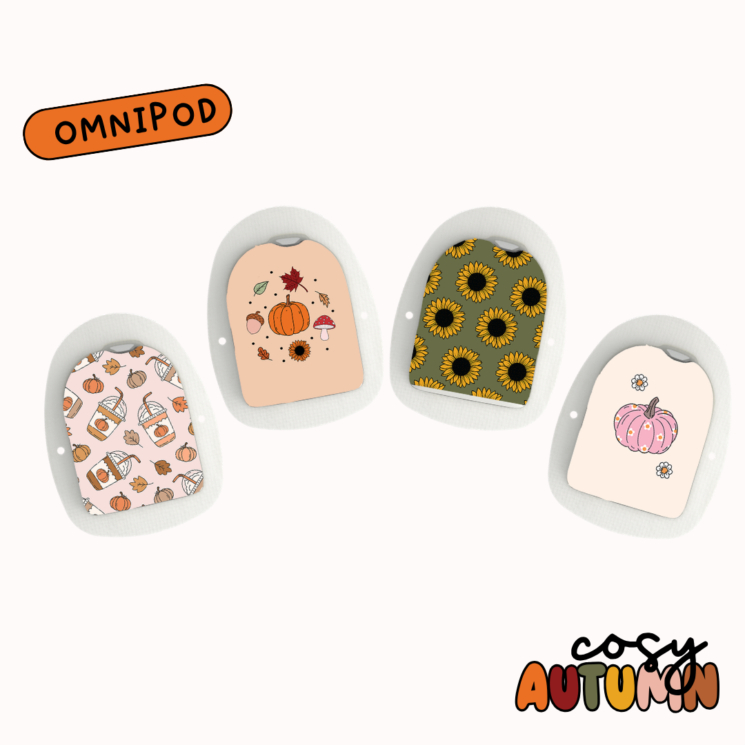 Cosy Autumn Device Sticker 4 Pack