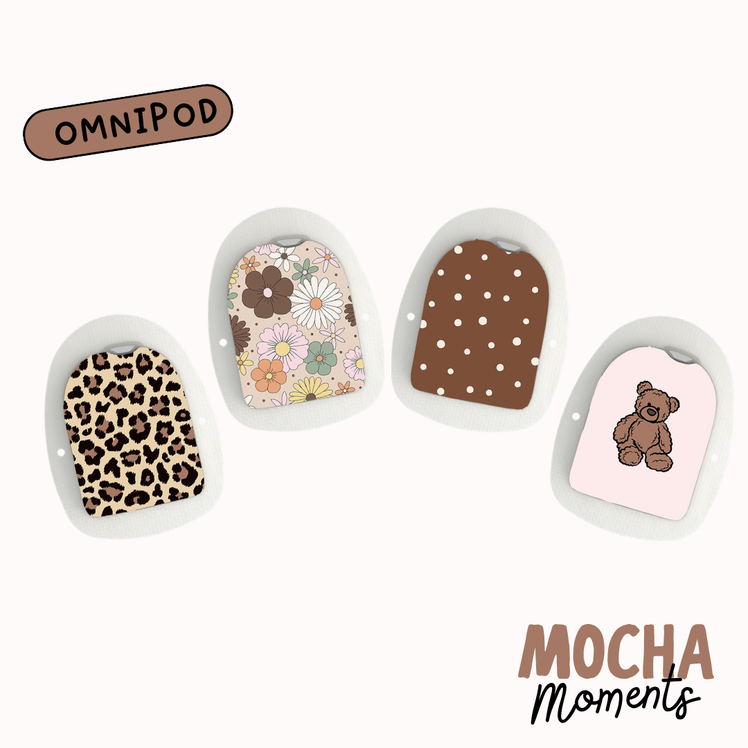 Mocha Moments Device Sticker 4 Pack