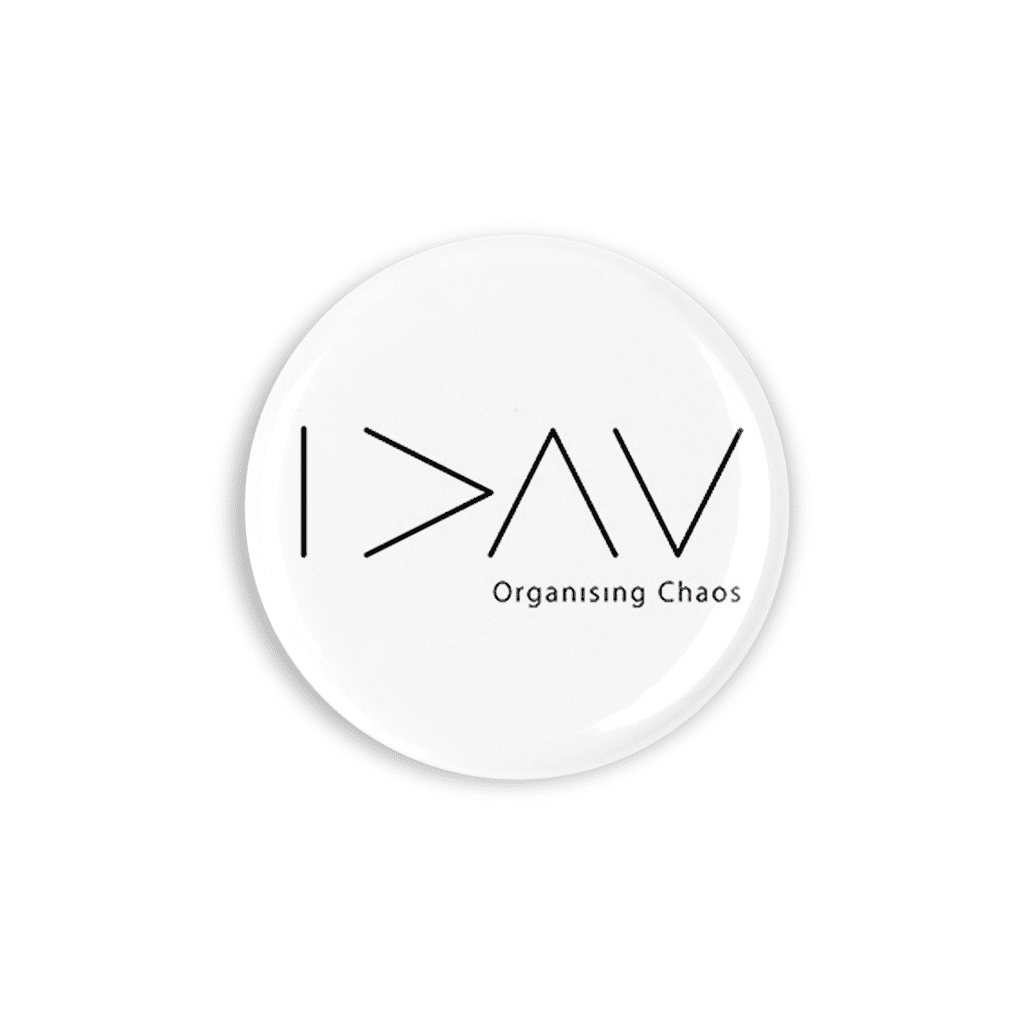 Organising Chaos Button Badge