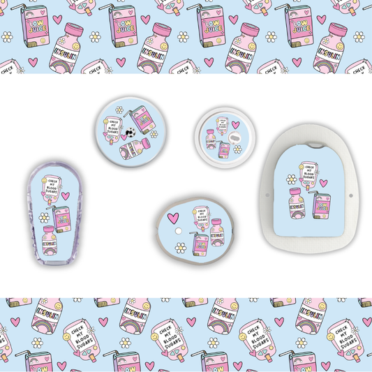 Brighten your Diabetes Device Stickers