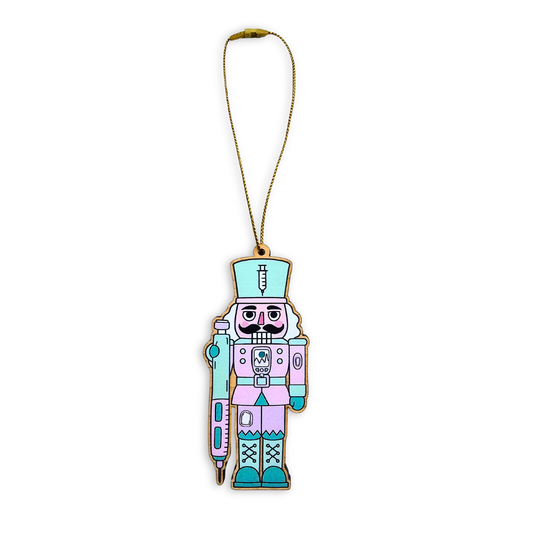 Pink & Mint Nutcracker Decoration