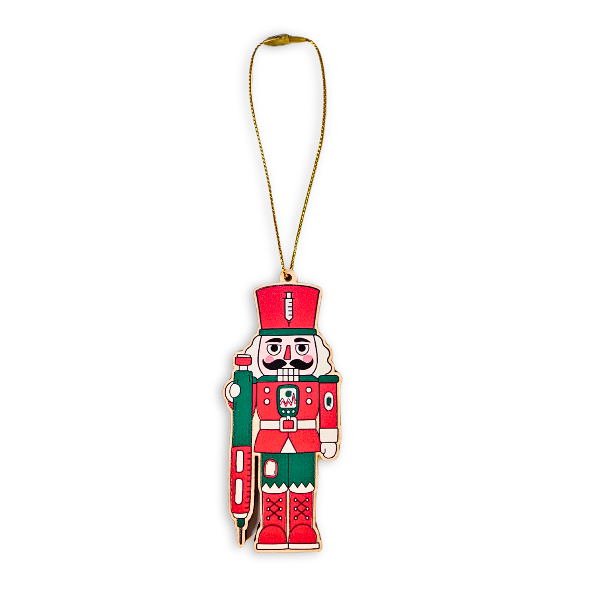 Red & Green Nutcracker Decoration