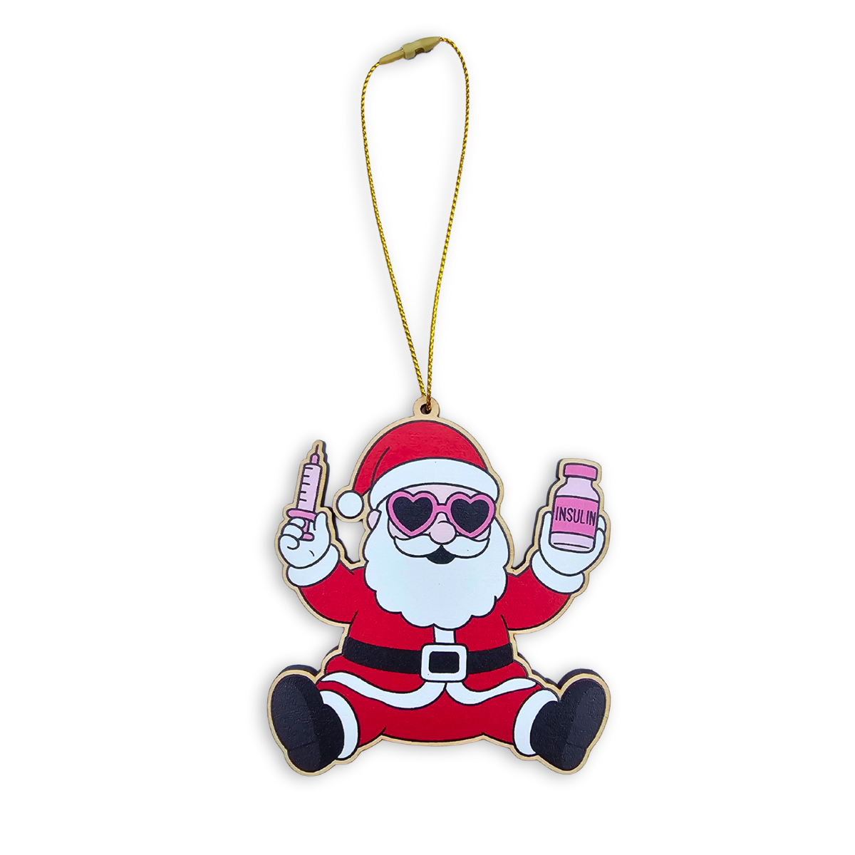 Insulin Santa Decoration