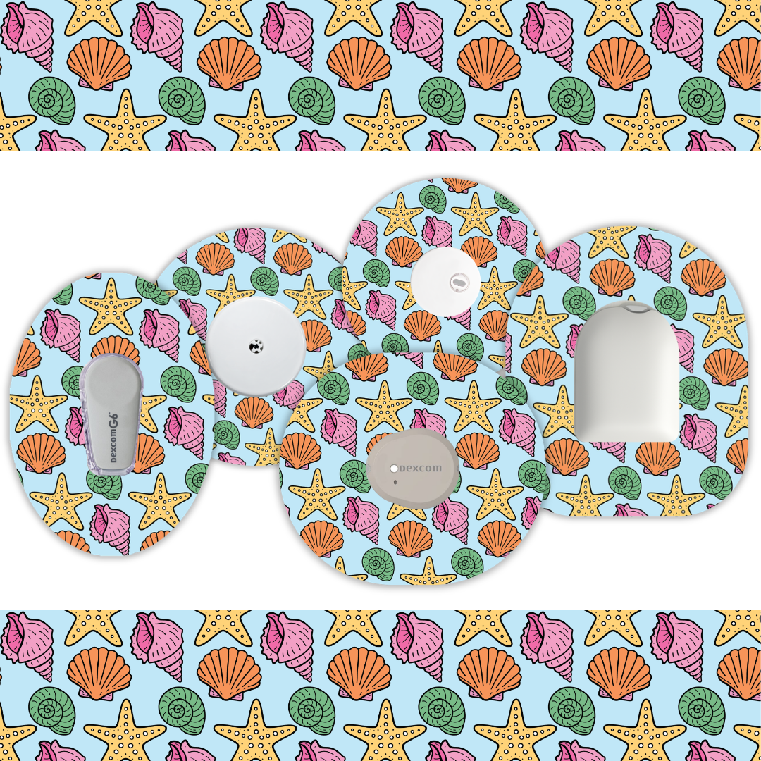 Summer Diabetic Device Patch 4 Pack
