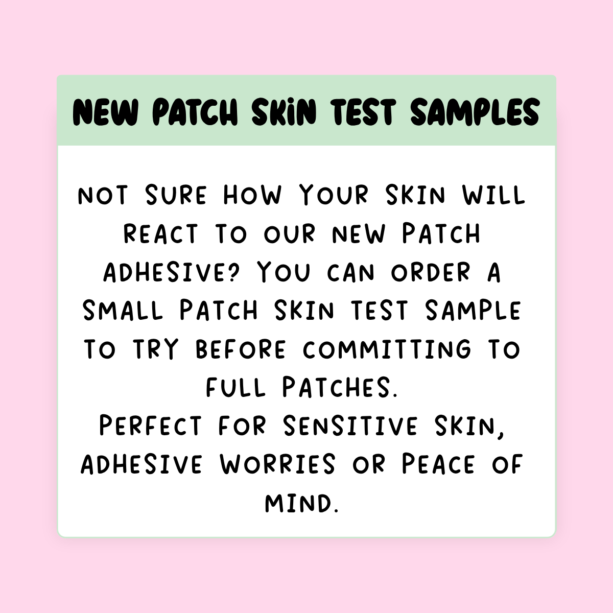 Patch Skin Test Sample