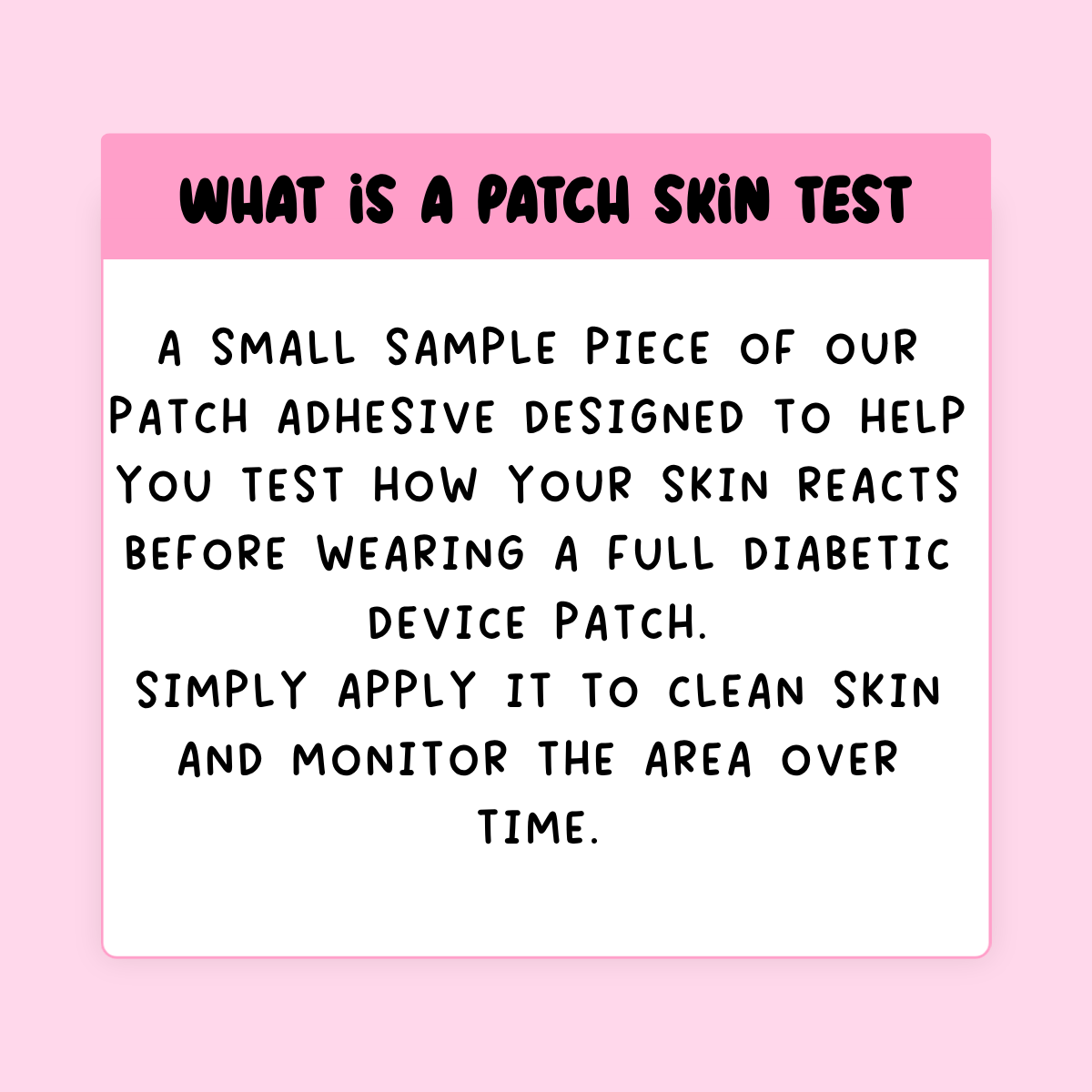 Patch Skin Test Sample