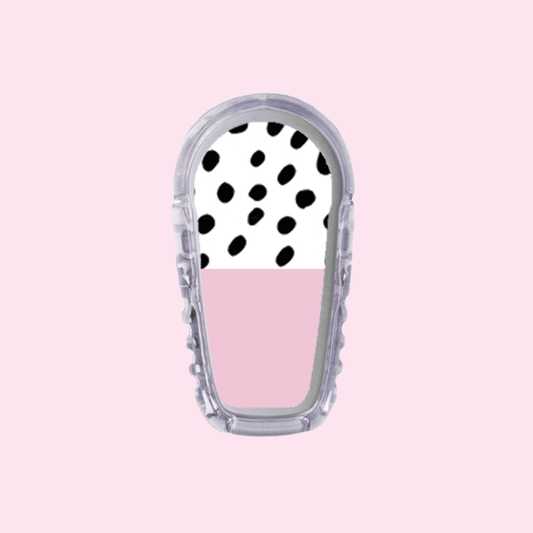 Spotty Pink Dexcom G6/One Sensor Sticker