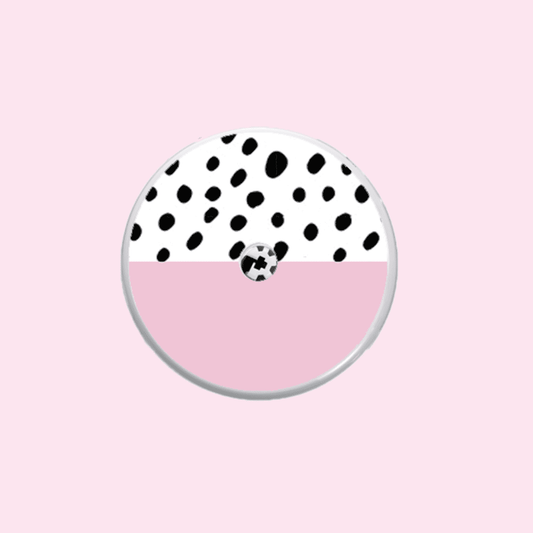Spotty Pink Freestyle Libre 1/2 Sensor Sticker