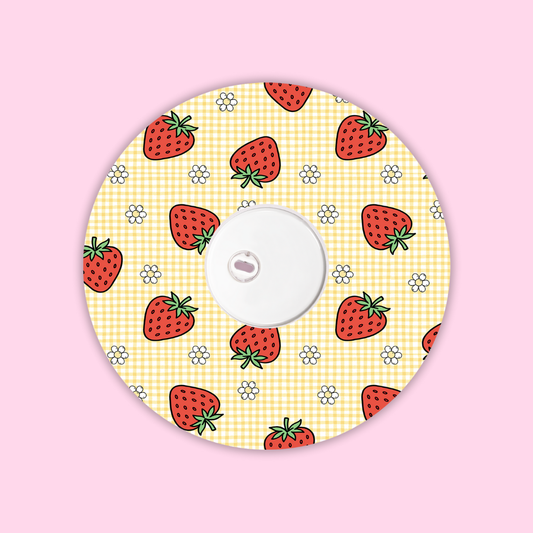 Sweet Strawberries Freestyle Libre 3 Patch