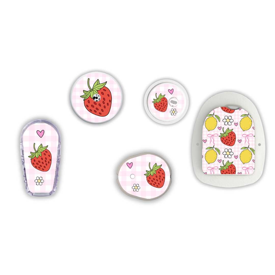 Brighten Your Diabetic Device Sticker 4 Pack