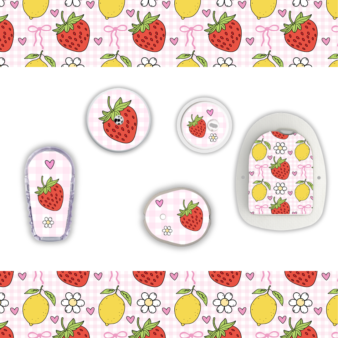 Brighten Your Diabetic Device Sticker 4 Pack