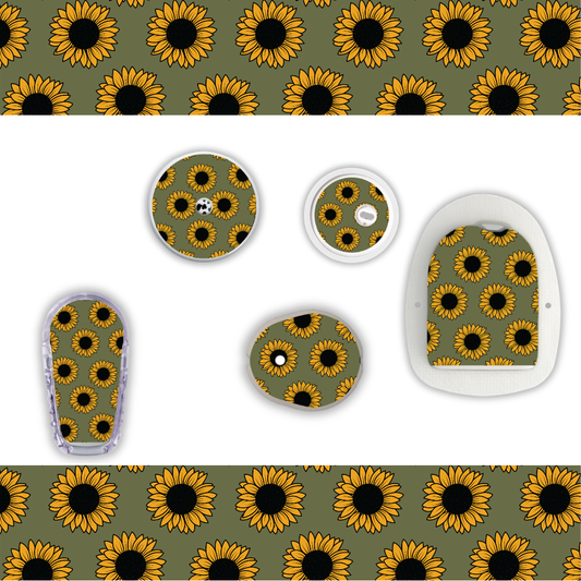 Sunflower Patch Device Stickers