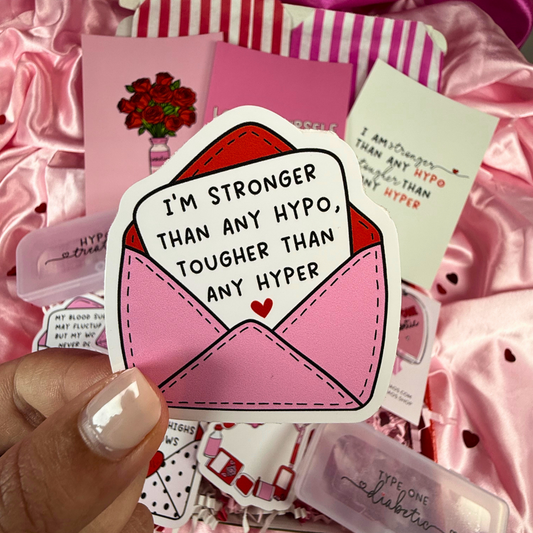 Love Letter I Am Stronger Than.. Sticker