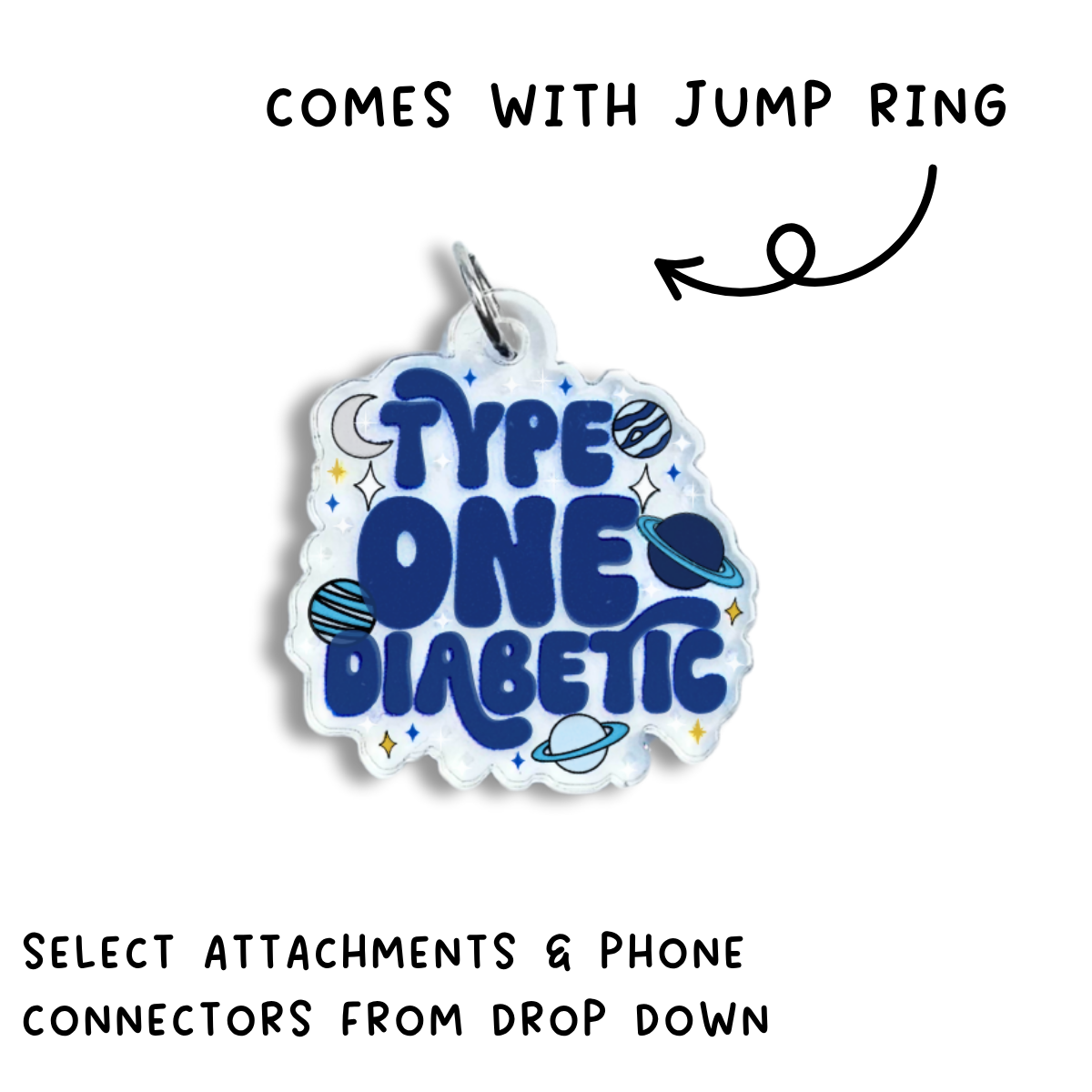 Type One Diabetic Awareness Charm