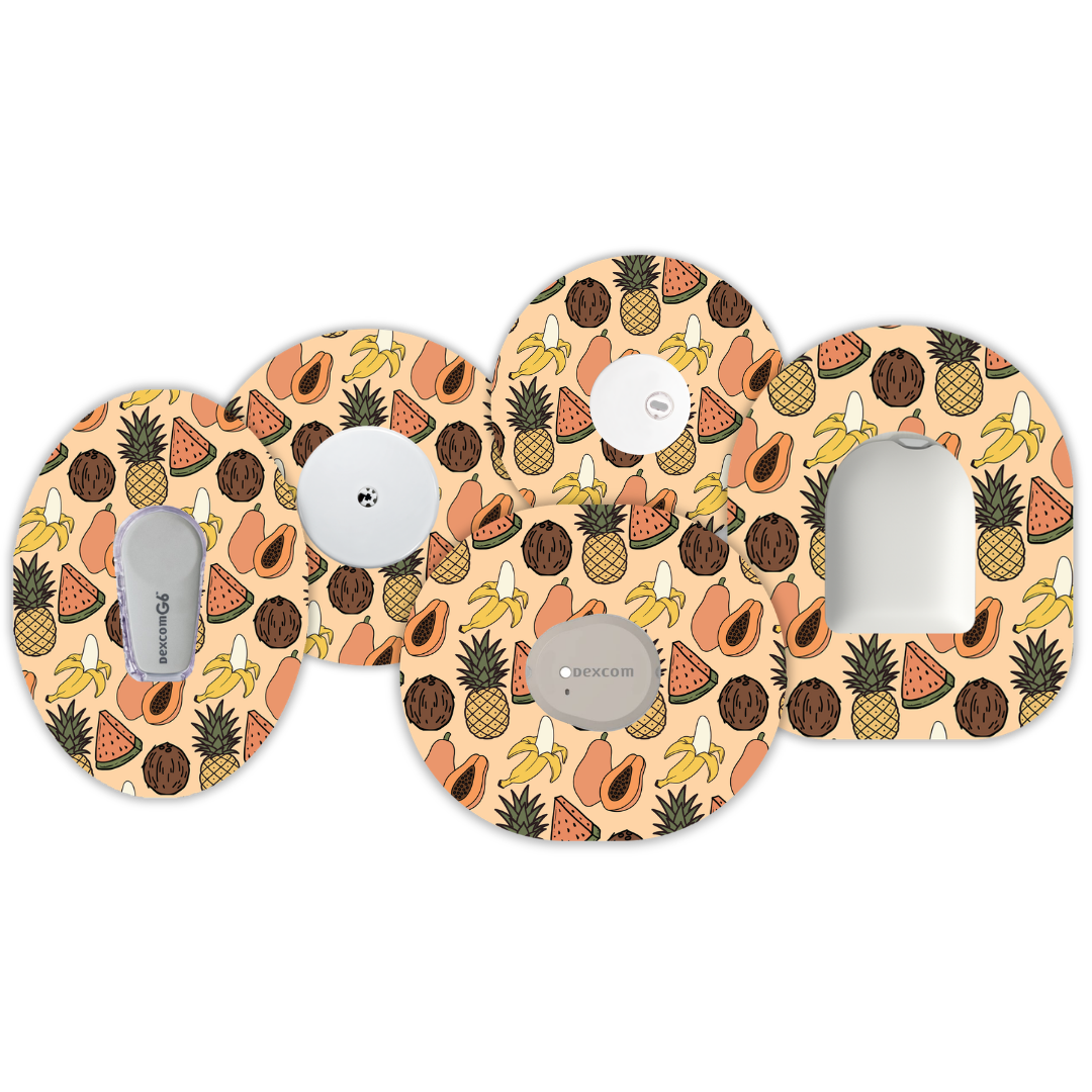 Tropical Fruit Device Patches