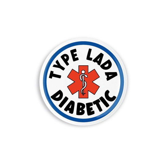 Type Lada Button Badge