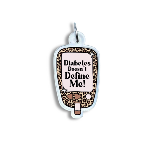 Glucose Monitor Animal Print Charm