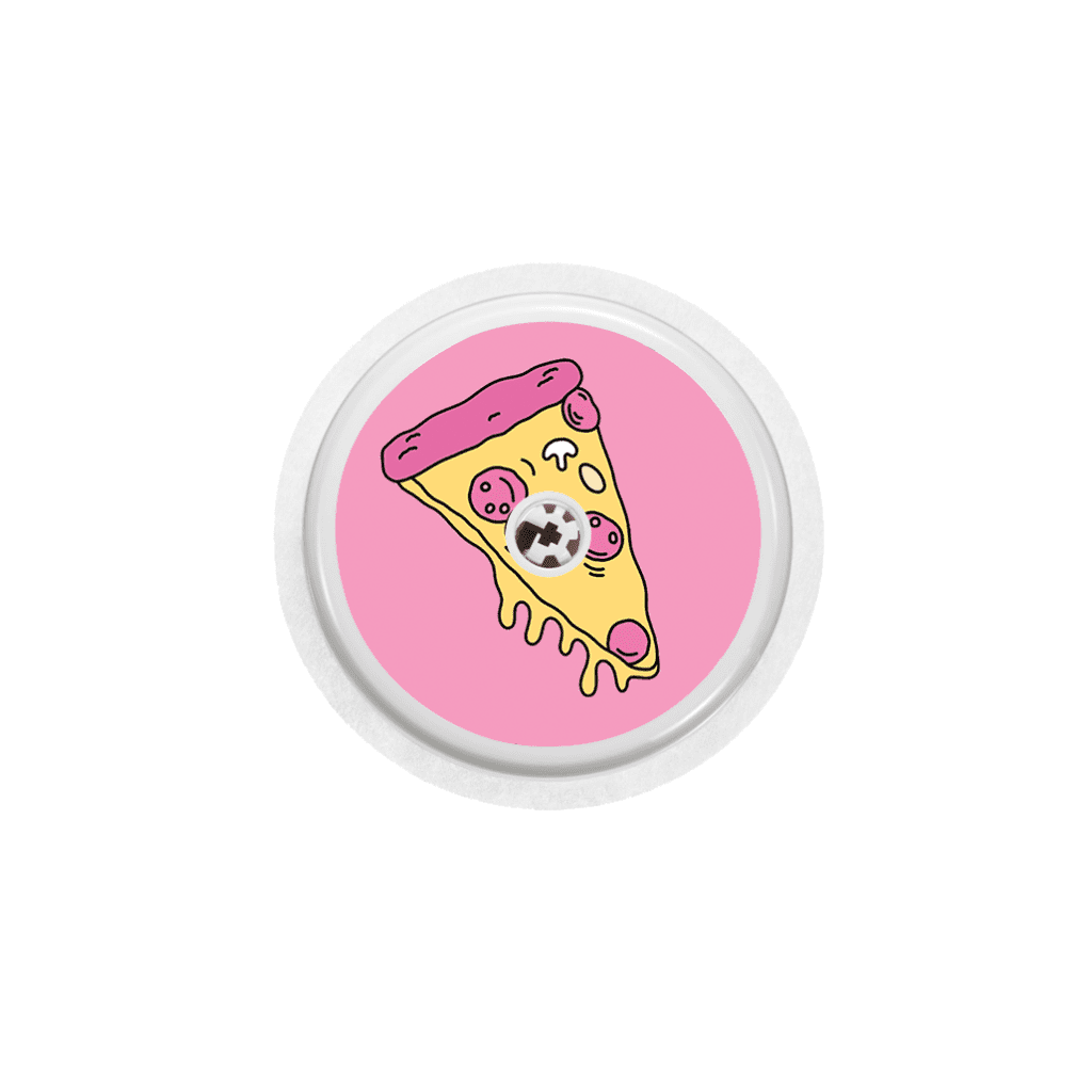 Worth The High Pizza Freestyle Libre 1/2 Sensor Sticker