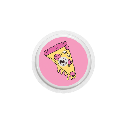 Worth The High Pizza Freestyle Libre 1/2 Sensor Sticker